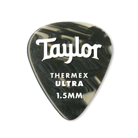 Taylor Premium 351 Thermex Ultra Picks - Black Onyx - 1.50mm - 6-Pack