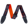 Gretsch Straps - Logo w/Wings - Black/Orange