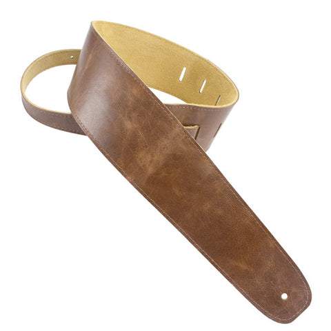 Henry Heller Straps - 3.5"Leather - Vintage Brown