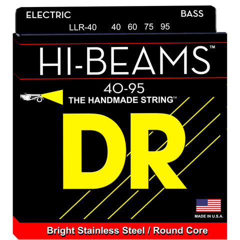 DR Bass Strings Hi-Beam 40-95 LLR-40 - Gauges: 40-60-75-95