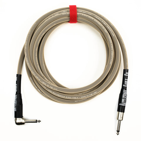 Rattlesnake Cable Company - 15' Standard in Dirty Tweed with Mixed Plugs