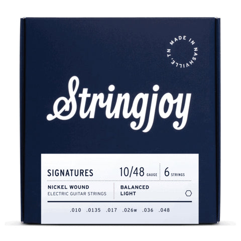 Stringjoy Strings - Signatures Electric Balanced Light Gauge (10-48)