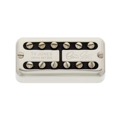 TV Jones Pickups - Brian Setzer Neck - Nickel Cover