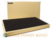 Helweg 15" x 25" Rough Blond Tolex Pedalboard - front open