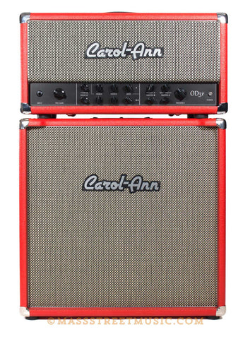 Carol Ann OD3r head and 1x12 cab red - front