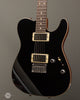 Tom Anderson Electric Guitars - Cobra T - Black w/Scrape Binding - Angle