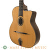 Dell'Arte 2003 Dark Eyes Gypsy Jazz Guitar - angle