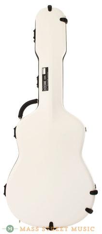Calton White/Green Interior Dreadnought Guitar Case - front