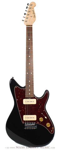 Grosh ElectraJet with P90s black finish - front