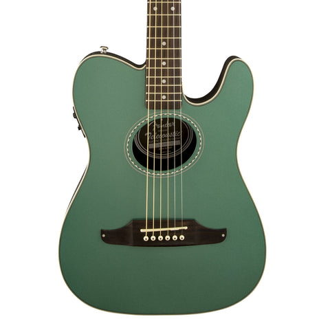 Fender Telecoustic Plus Acoustic-Electric Guitar - front close stock