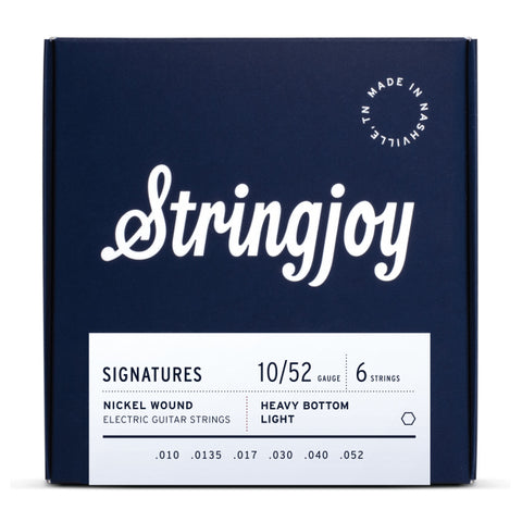 Stringjoy Strings - Signatures Electric Balanced Light Top / Heavy Bottom Gauge (10-13.5-17-30-40-52)