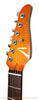 Tom Anderon Hollow Drop Top Amber Burst Electric Guitar - head