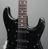 Tom Anderson Electric Guitars - Icon Classic - Black over Sonic Blue In-Distress Level 3 - Frets
