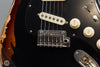 Tom Anderson Electric Guitars - Icon Classic - Black over Tobacco Distress Lvl 3 - Bridge