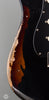Tom Anderson Electric Guitars - Icon Classic - Black over Tobacco Distress Lvl 3 - Wear