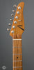 Tom Anderson Electric Guitars - Icon Classic - Black over Tobacco Distress Lvl 3 - Headstock