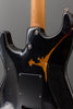 Tom Anderson Electric Guitars - Icon Classic - Black over Tobacco Distress Lvl 3 - Heel