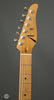Tom Anderson Electric Guitars -  Icon Classic - Black over Tobacco Burst Distress Level 3 - Headstock