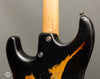 Tom Anderson Electric Guitars -  Icon Classic - Black over Tobacco Burst Distress Level 3 - Heel