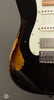 Tom Anderson Electric Guitars -  Icon Classic - Black over Tobacco Burst Distress Level 3