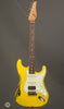 Tom Anderson Electric Guitars - Icon Classic HSS - Corvette Yellow Over Black - Distress Lvl 3 - Front