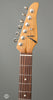 Tom Anderson Electric Guitars - Icon Classic HSS - Corvette Yellow Over Black - Distress Lvl 3 - Headstock