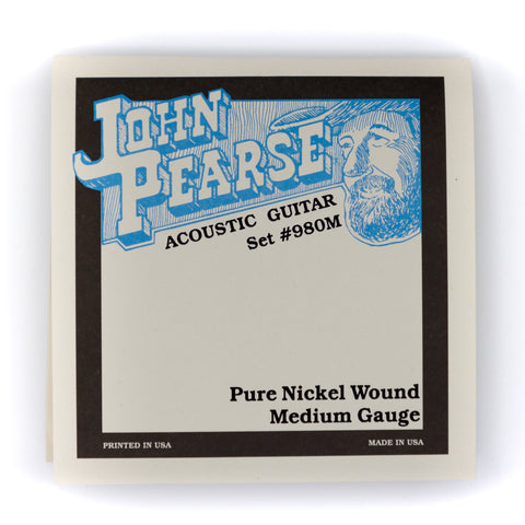 John Pearse - Pure Nickel Wound Medium Acoustic Strings