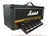 Marshall JVM 410h Amp Head photo - angle with footswitch