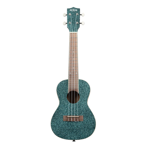 Kala Ukuleles - KA-SPRK-AQUA Sparkle Rhapsody In Blue - Concert Uke
