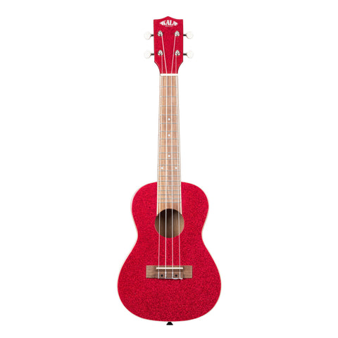 Kala Ukuleles - KA-SPRK-RED Sparkle Ritzy Red - Concert Uke