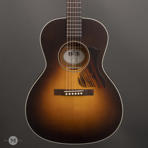 Iris Guitars - MS-00 - 14-Fret - Tobacco Burst with Binding - Front Close