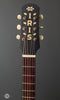 Iris Guitars - OG - Black - Ivoroid with Firestripe Guard - Headstock