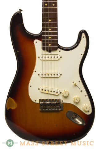 Seuf OH-19 3-Tone Sunburst Electric Guitar - front close