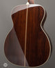 Bourgeois Acoustic Guitars - OM - Large Sound Hole - Back Angle