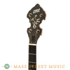 Ome Juniper Megatone Bluegrass Resonator Banjo - headstock