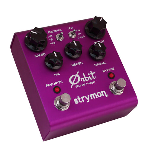 strymon orbig dbucket flanger pedal - angle
