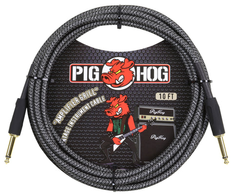 Pig Hog Cables - 10' Instrument Cable - Woven Amp Grill