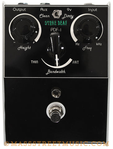 Stone Deaf PDF-1 Parametric Distortion Filter Pedal - front