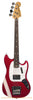 Fender Pawn Shop Mustang Bass Red - front