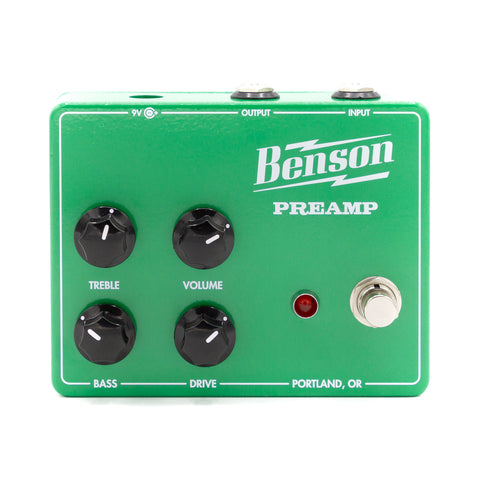 Benson Amps  - Preamp Pedal - MSM Exclusive Green