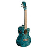 Lanikai QM-BLCET Quilted Maple Blue Cutaway Electric Tenor