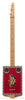 Kelly's Red American Cigar Box Guitar - front