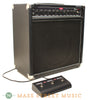 Red Plate BlackVerb 1x12" Combo Amp - front angle with footswitch