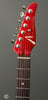 Tom Anderson Guitars - T Icon In-Distress Level 0 - Candy Apple Red - Matching Headstock - Headstock