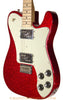 Fender Telecaster Deluxe Red Sparkle - angle