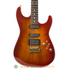 Tom Anderson Hollow Drop Top Koa Electric Guitar - front close