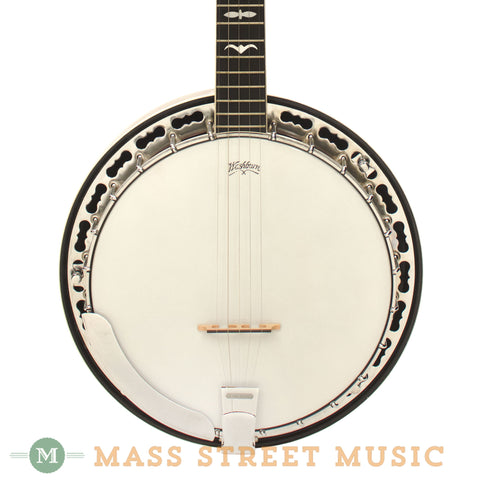 Washburn B-14 5-string Resonator Banjo - front close