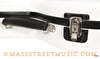 Calton Banjo Case in White - latch detail