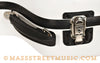 Calton Guitar Case in White w Red - latch