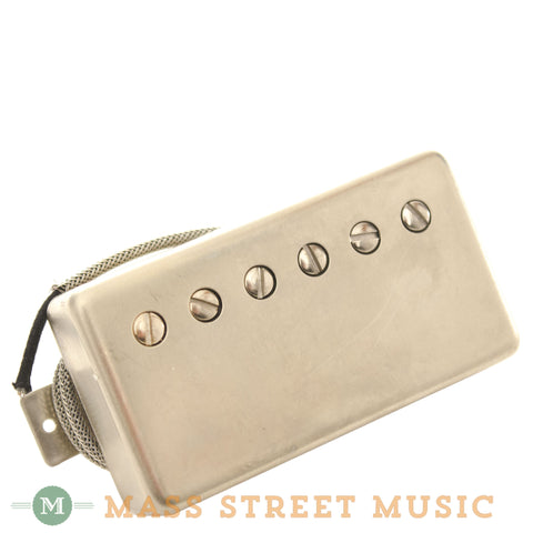 Wolfetone Legends Bridge Humbucker with Raw Nickel Cover - front